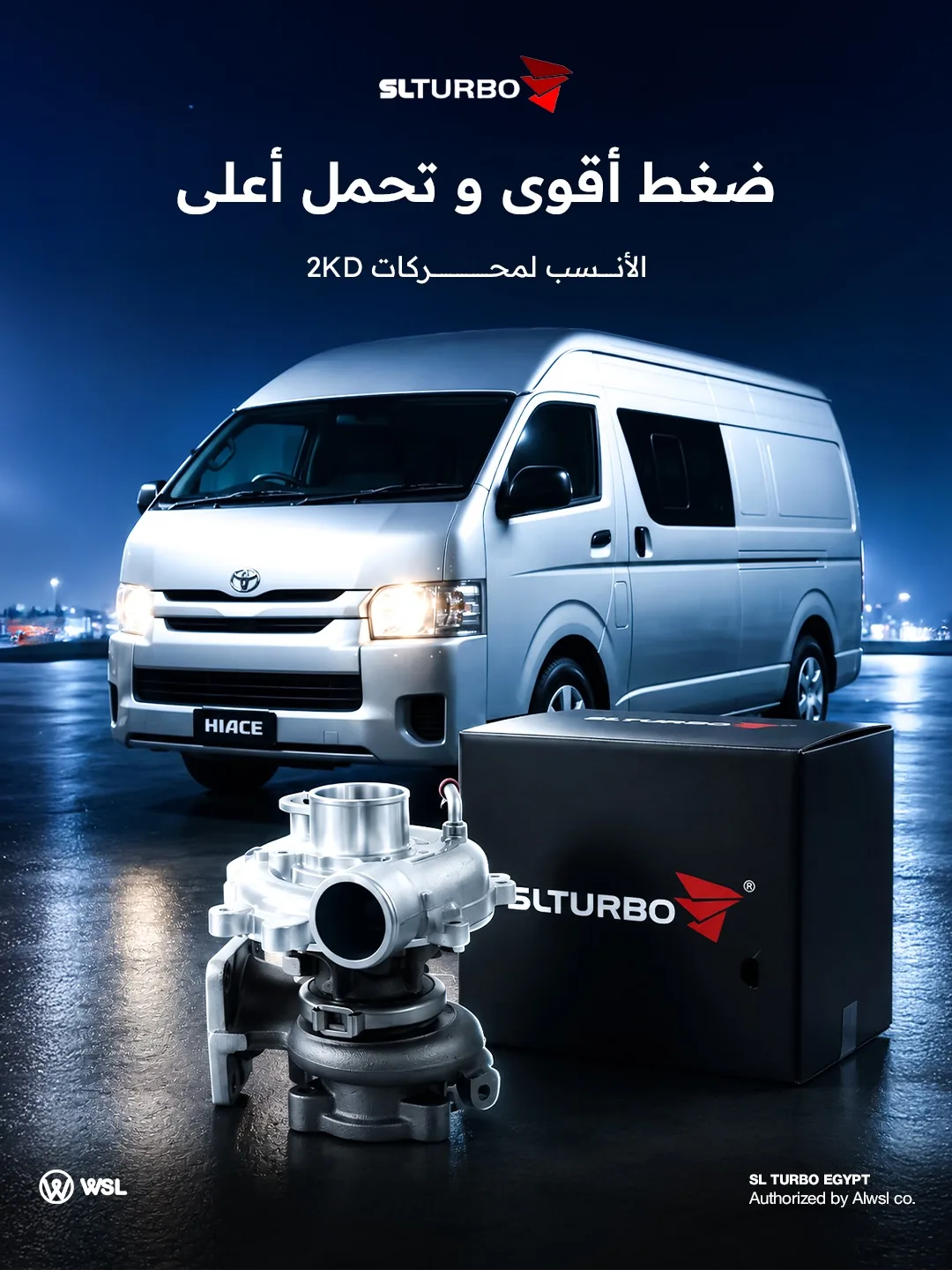 SL Turbo core for the Toyota Hiace